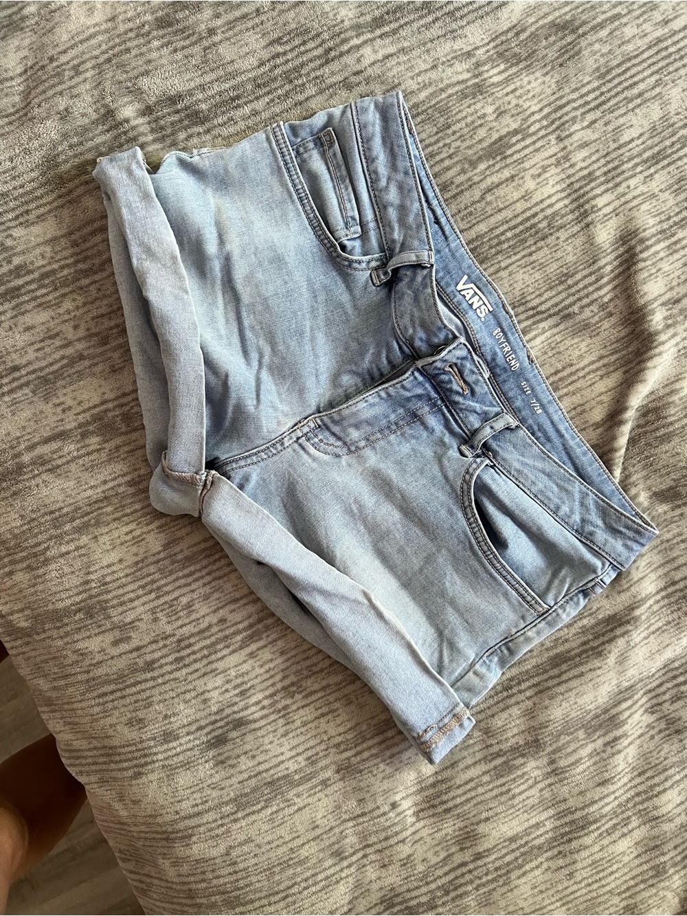 Vans Light Wash Denim Shorts